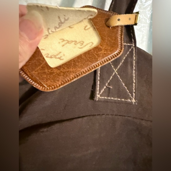 Adolfo Casa Brava Canvas Dark Brown Travel Duffel Bag for Men, Holds A Lot! - Picture 3 of 13